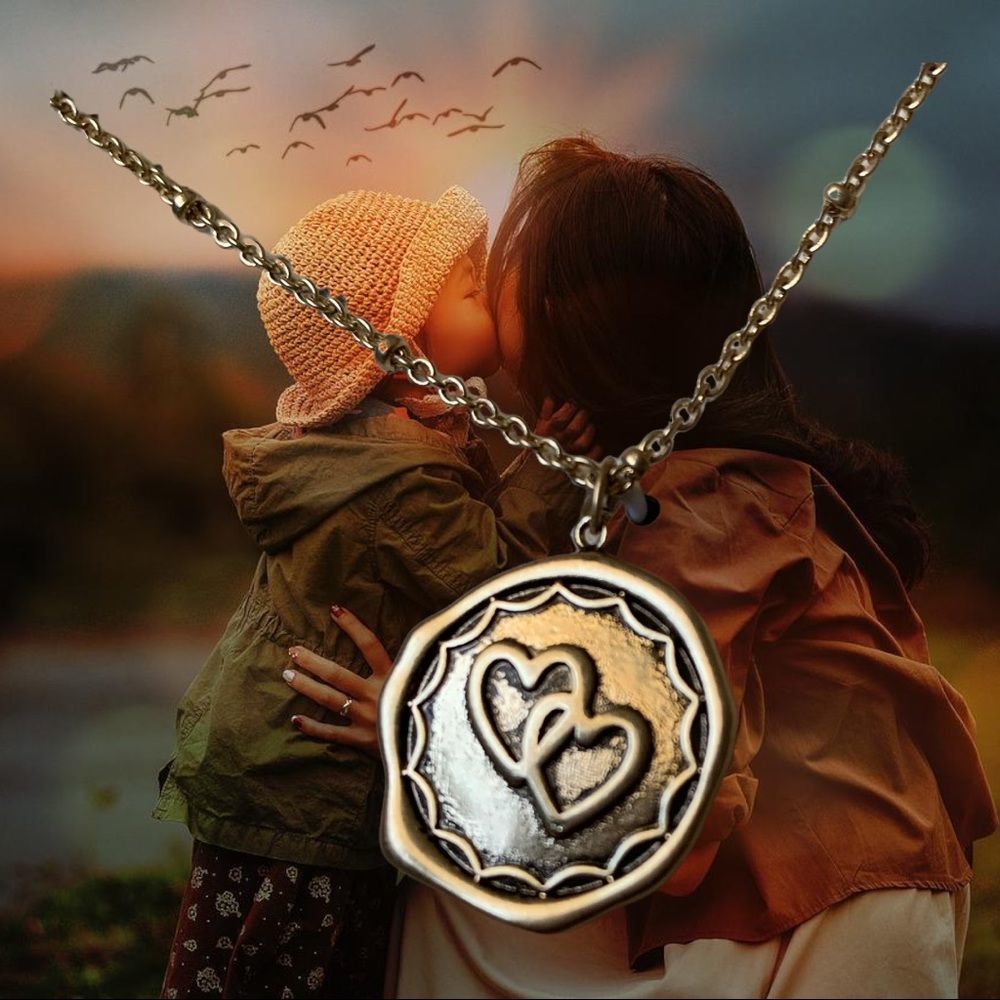 NIB Mother Daughter Love Necklace 18” w/2”extender PERFECT For Gifting